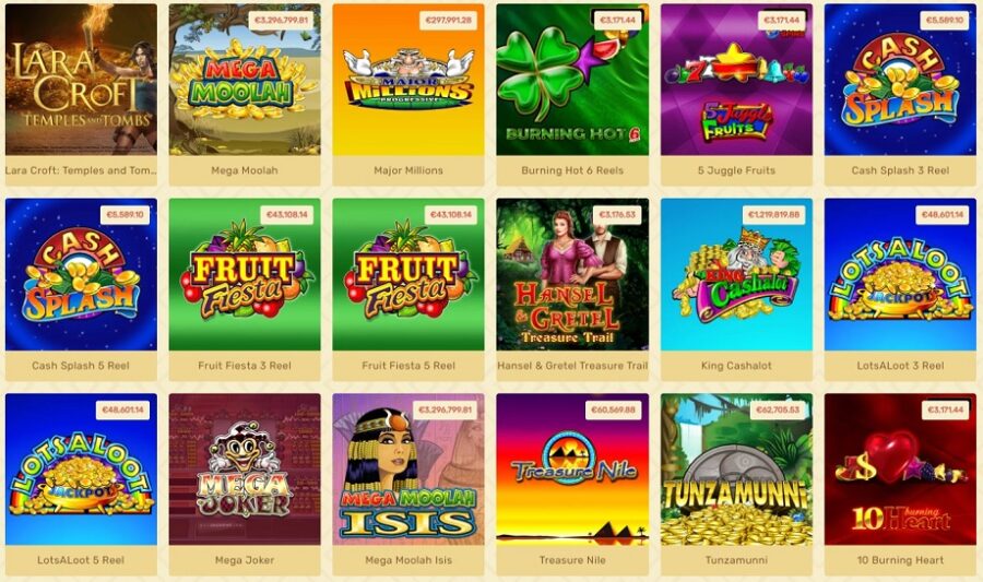 Paradise Casino Progressive Jackpot Slots