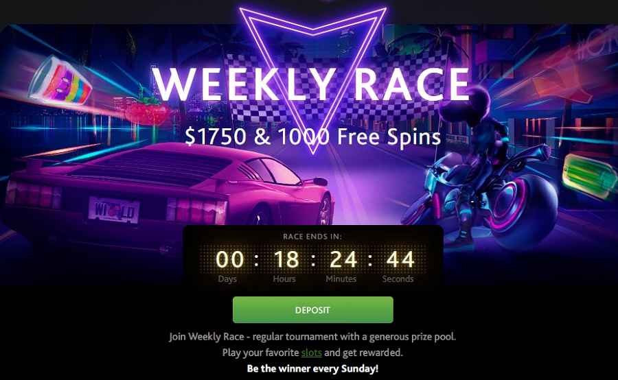7Bit Casino Weekly Race Tournament