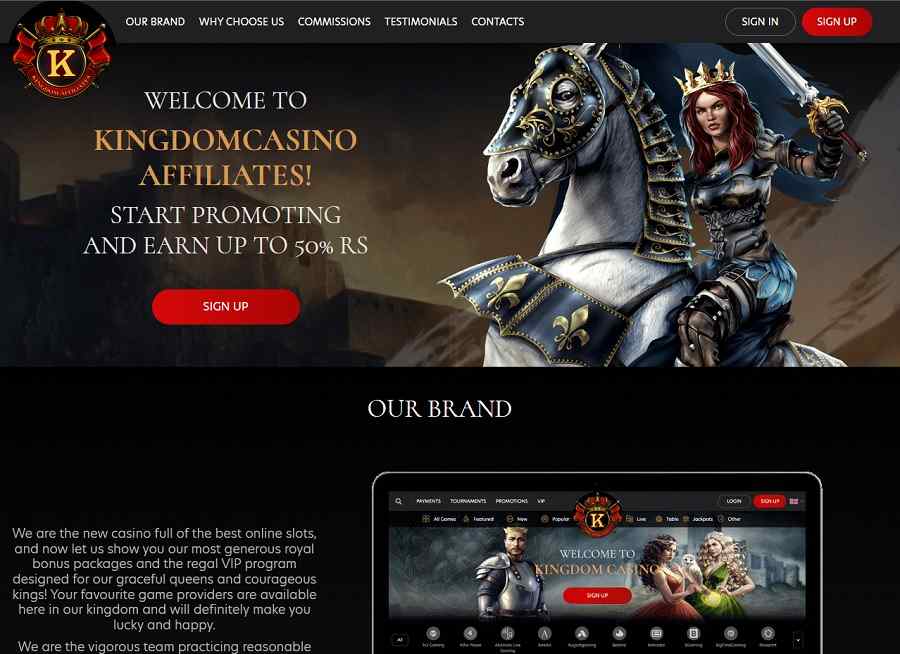 Kingdom Casino Affiliate Program