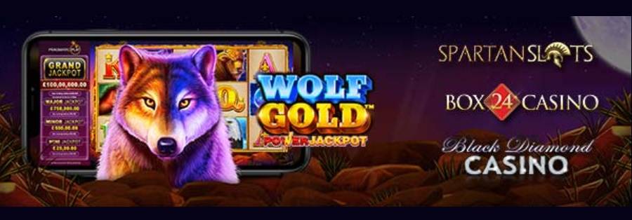 Get 25 Free Spins No Deposit Bonus For "Wolf Gold Power Jackpot" Slot
