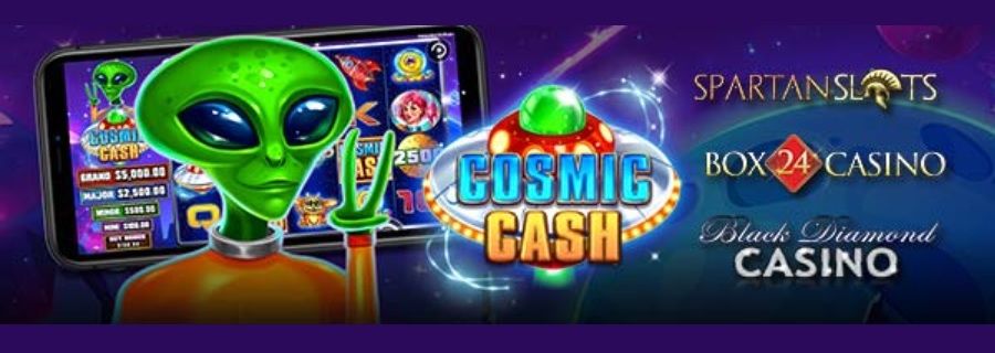 Get 25 Free Spins No Deposit For "Cosmic Cash" Slot