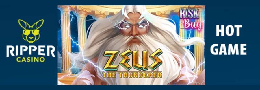 Play Zeus The Thunderer Pokie At Ripper Online Casino With 300% Up To $3000 Bonus
