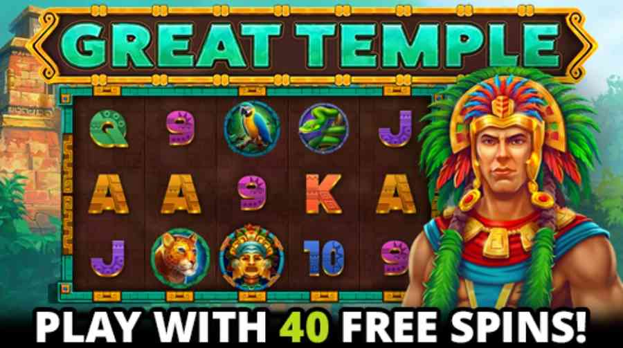 40 Free Spins For New Players On Great Temple Slot