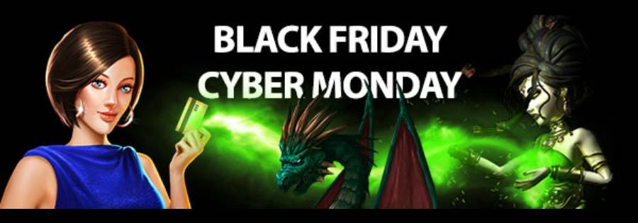 Black Friday - Cyber Monday Online Casino Bonuses