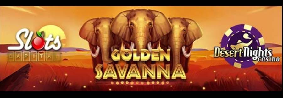 Golden Savanna Slot Is Now Live At Slots Capital Online Casino